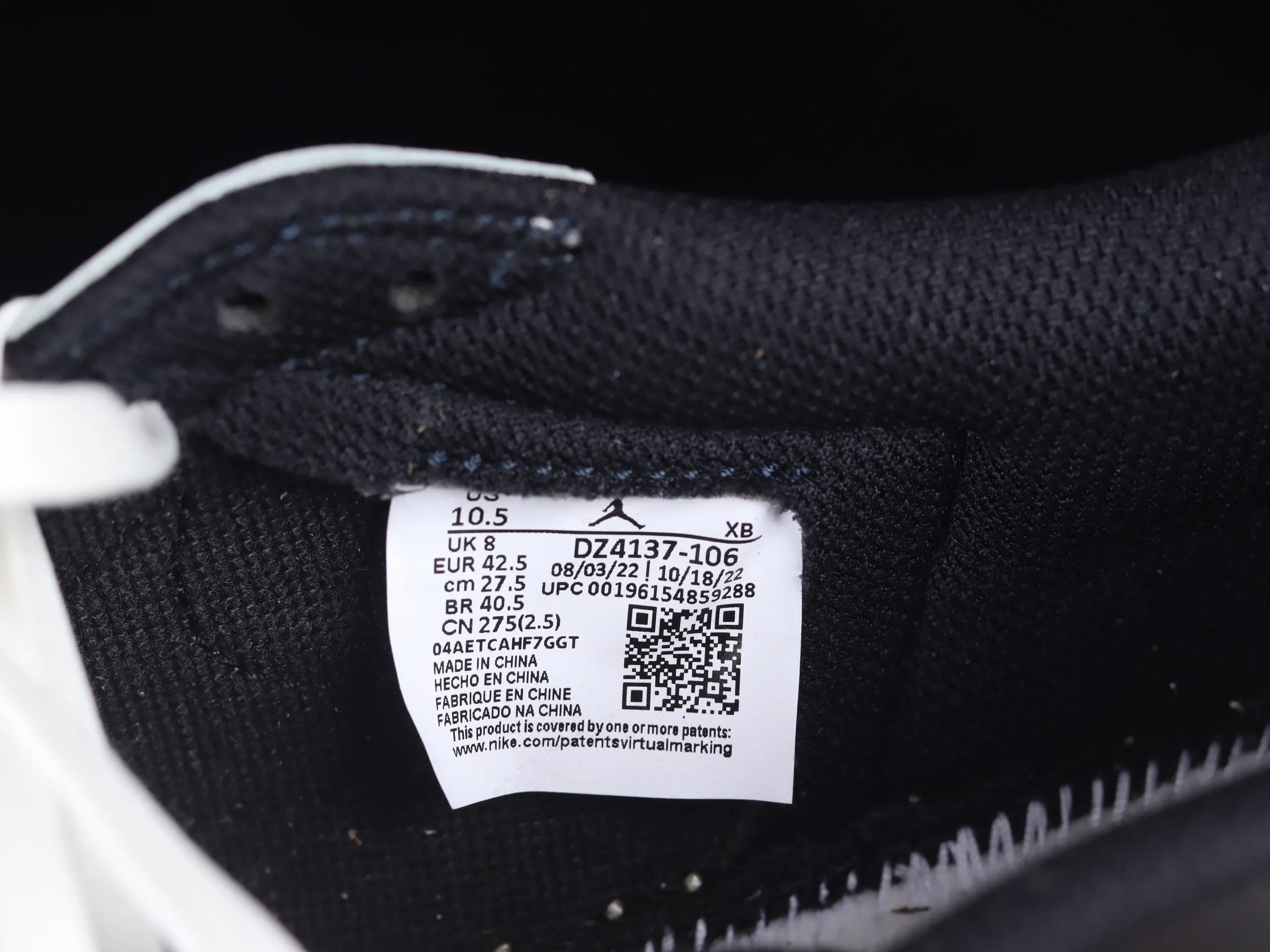 All Categories Air Jordan Jordan Series Basketball Shoes Air Jordan 1 Low Foreign Trade Version Travis Scott x Air Jordan 1 Low OG AJ1 Joe 1 Joint Undercut DZ4137-106
